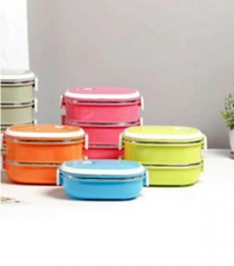 Multi Layers Colorful Lunch Box Food Carrier-No. Lb02-Kitchen Utensils