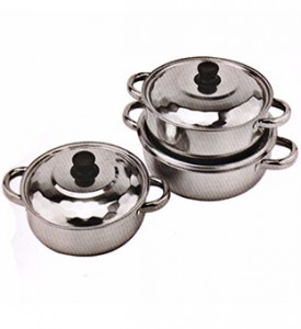 OEM Supply Wheat Straw Utensils -
 Double Ears Stainless Steel Cooking Pot Cp023 – Long Prosper