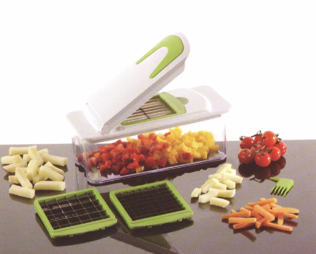 3 in 1 Home Appliance Plastic Vegetable Cutting Food Chopper Dice and Slice Machine Cg076