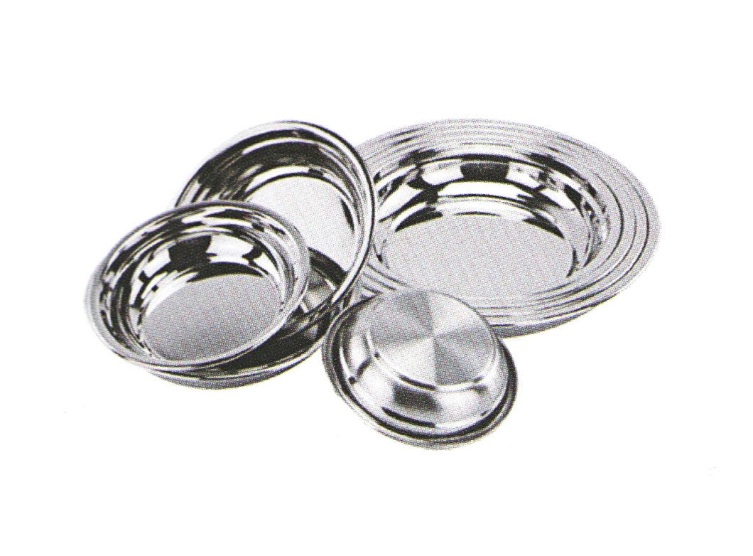 Stainless Steel Kitchenware Oval Tray in Round Design Sp006