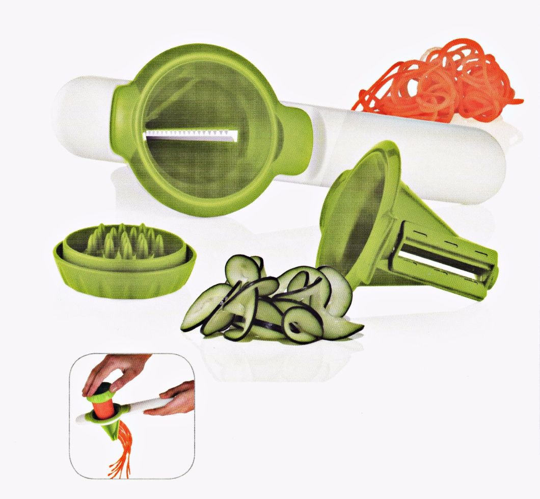 2 in 1 Home Appliance Plastic Food Processor Vegetable Chopper Cutting Machine Cg029