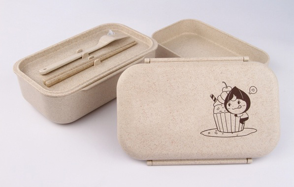 Gift Nature Wheat Fiber Dinnerware Lunch Box No. Gd002