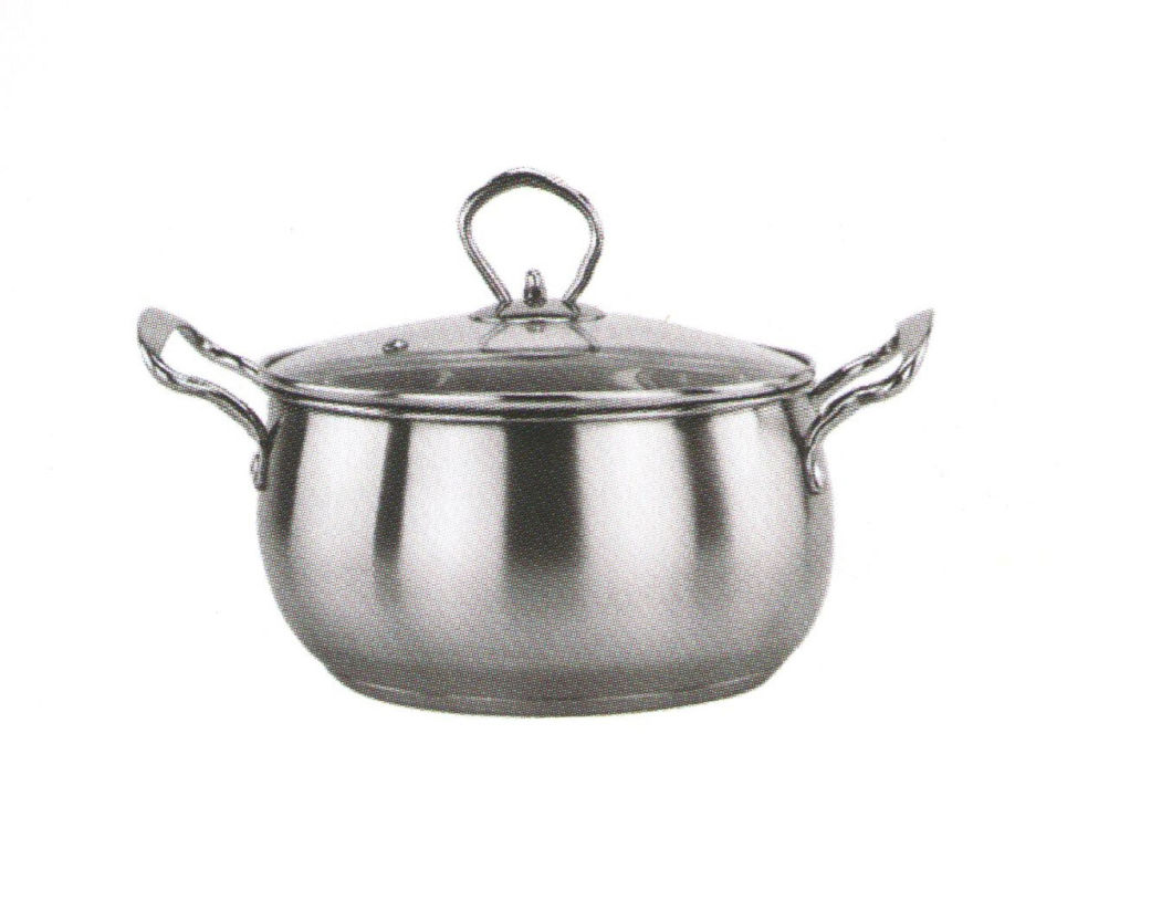 Home Appliance Stainless Steel Capsule Bottom Cookware Set Cooking Pot Cp001