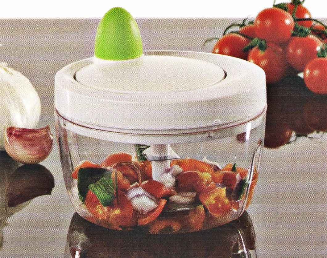 Mini Home Appliance Plastic Food Processor Food Chopper Cutting Machine Cg046