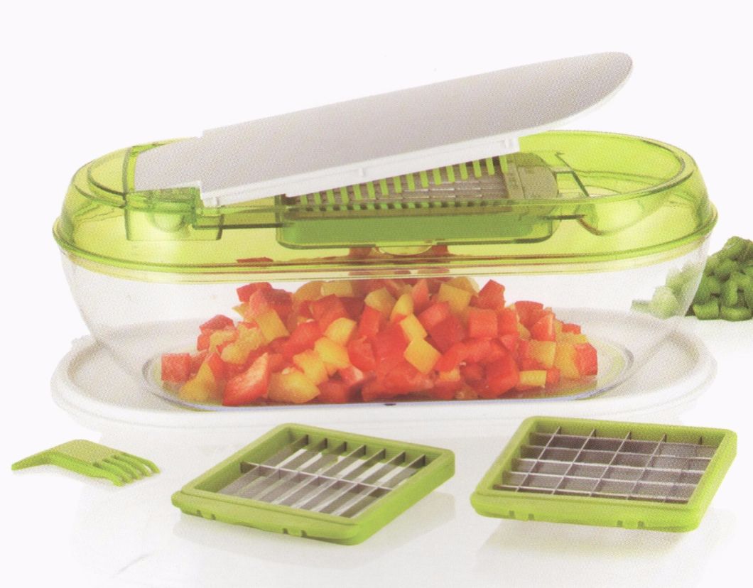 Home Appliance Plastic Food Processor Vegetable Chopper Dice Cutting Food Machine Cg066