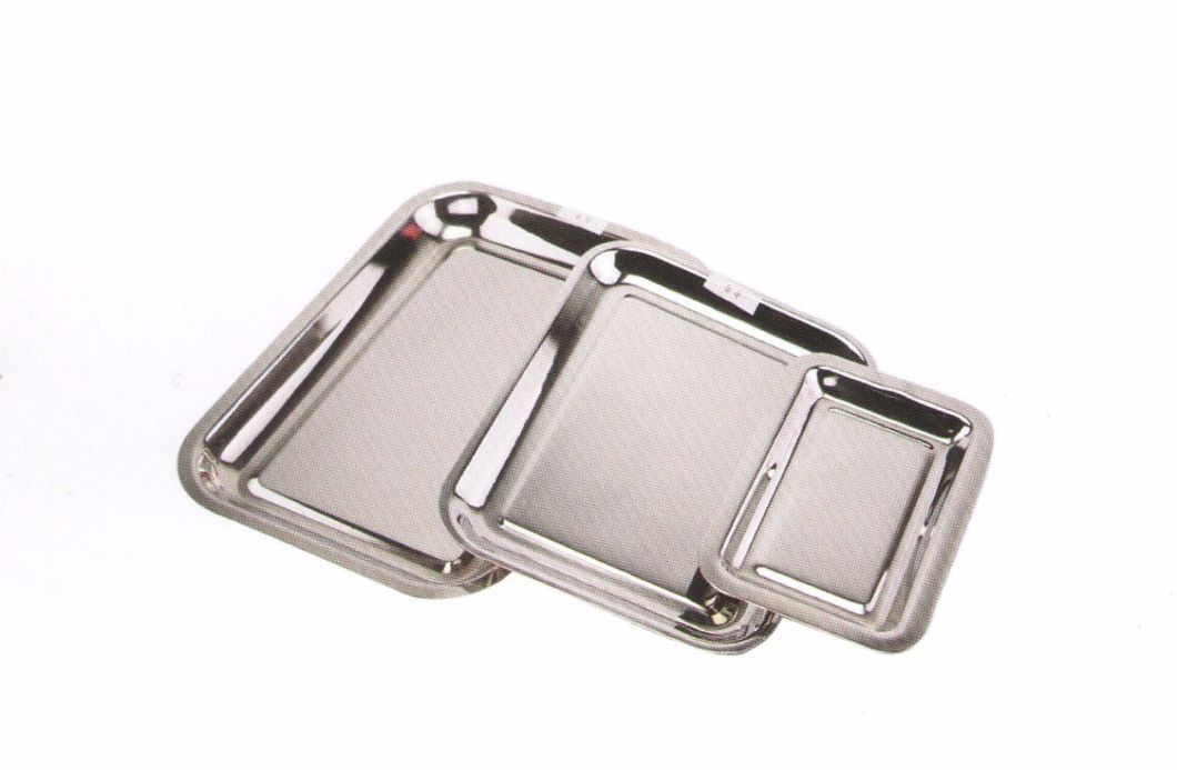 Stainless Steel Silver Collecting Plate for Restaurant or Hotel Sp048