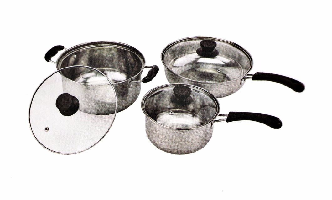 Home Appliance Stainless Steel Cooking Pot and Frying Pan PP010