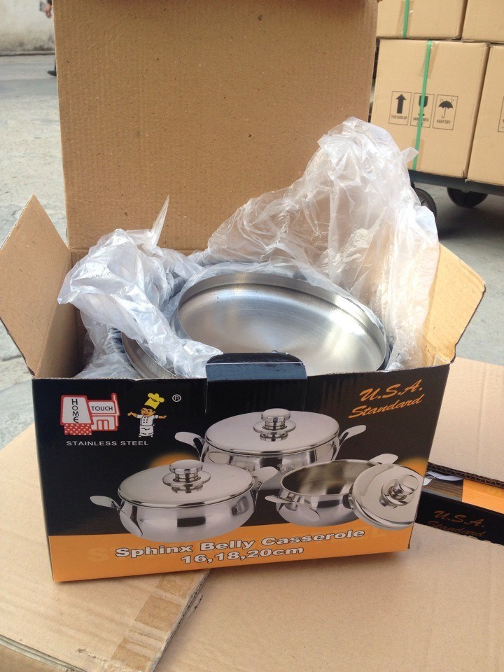 Stainless Steel Cooking Pot Cassreole Sp3-104