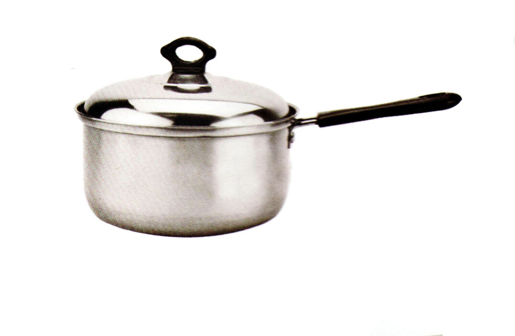 Fashion Home Appliance Stainless Steel Cookware Cooking Milk Pot with a Long Handle Cp020