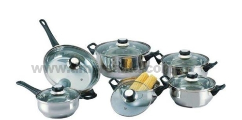 Stainless Steel 12PCS Cookware Set S103