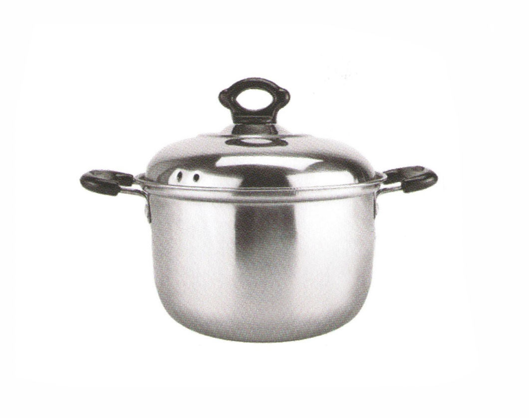 Home Appliance Stainless Steel Cookware Set Cooking Pot with Stainless Steel Cover Cp003