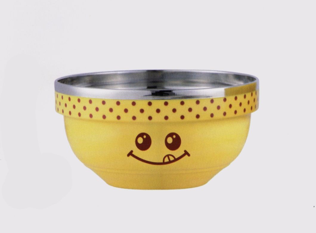 Stainless Steel Children Lunch Bowl Scb007