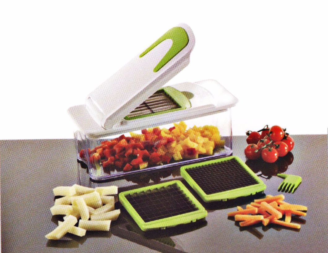 3 in 1 Home Appliance Plastic Vegetable Cutting Food Chopper Dice and Slice Machine Cg077