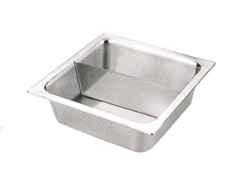 Home Appliance Stainless Steel Two Flavor Square Hot Pot with One Stainless Steel Division Plate HP004