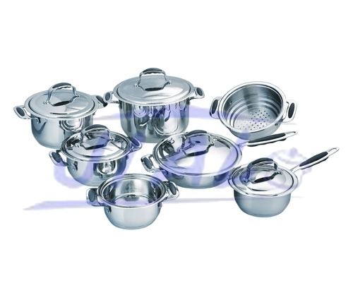 Stainless Steel 12PCS Cookware Set S114