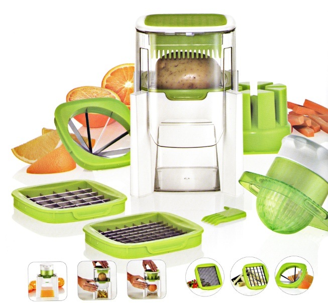 Multi- Functional Home Appliance Plastic Food Processor Vegetable Chopper Cutting Machine Cg050