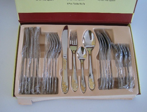 36 Piece Stainless Steel Mirror Polish Tableware Cutlery Flatware