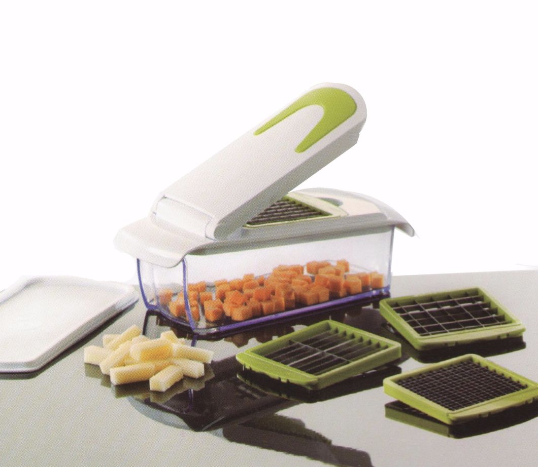 4 in 1 Home Appliance Plastic Vegetable Cutting Food Chopper Dice and Slice Machine Cg072