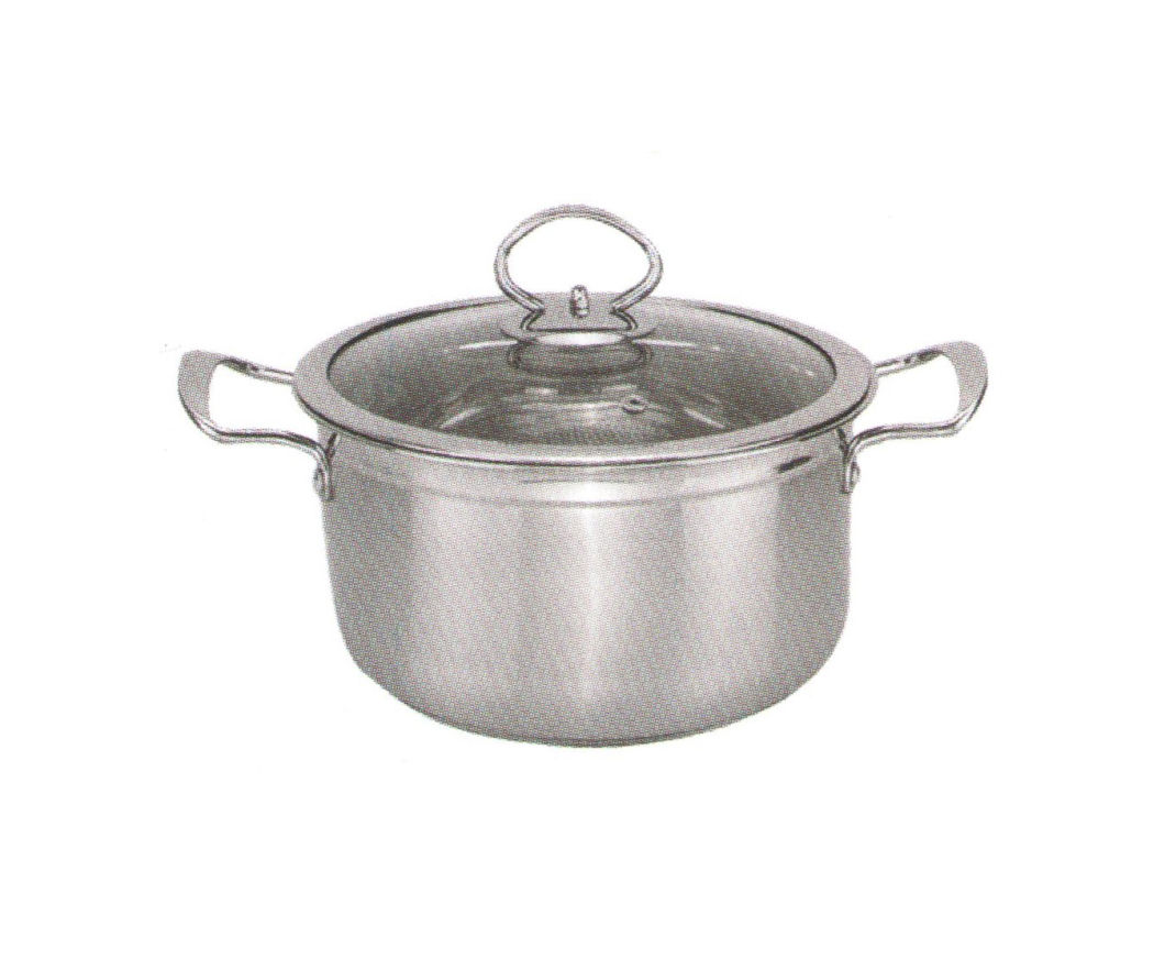 Home Appliance Stainless Steel Cookware Set Cooking Pot/ Soup Pot Cp005