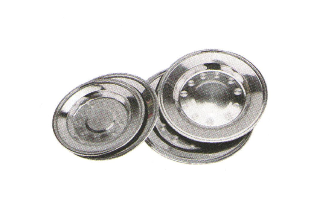 Stainless Steel Kitchenware Oval Tray in Round Design Sp007
