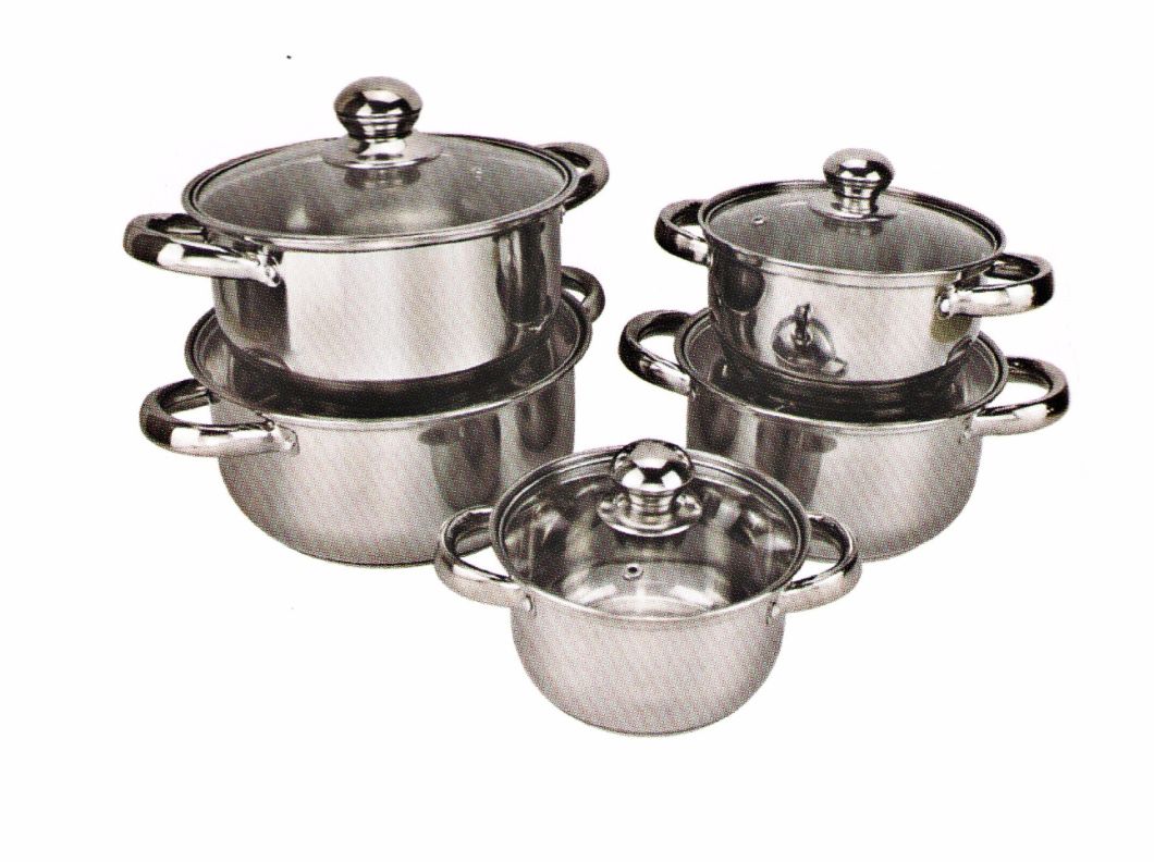 Home Appliance 10PCS Stainless Steel Cooking Pot with Painting PP004