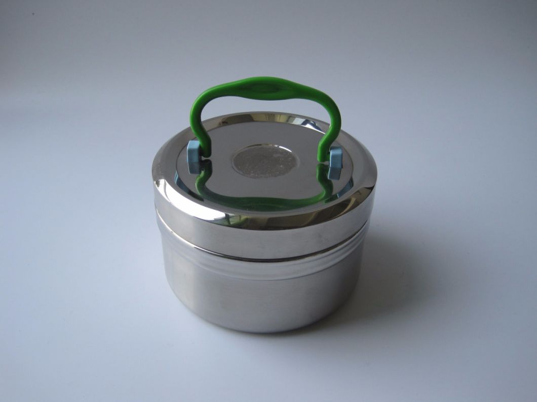 Stainless Steel Food Box Carrier with Hand Slb-P012