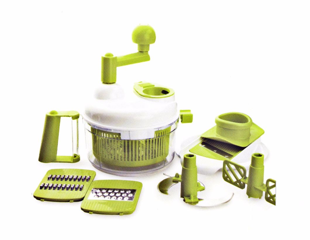 3 in 1 Home Appliance Kitchen Set Plastic Food Processor Vegetable Chopper Cutting Machine Cg042