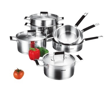 Stainless Steel Cookware Set Cooking Pot Casserole Frying Pan S117