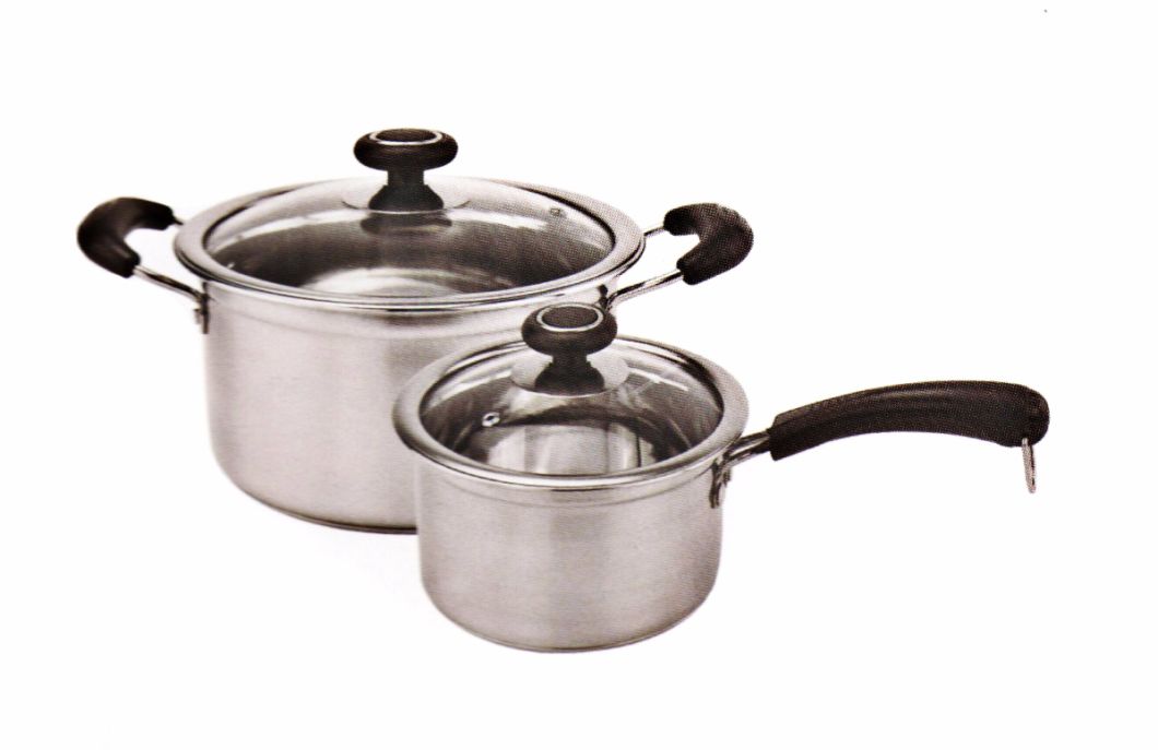 Home Appliance Stainless Steel Capsule Bottom Cooking Milk Pot Cp022