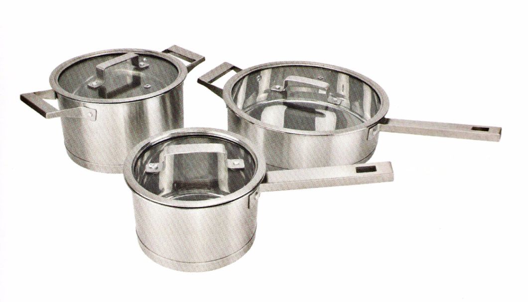 Home Appliance Stainless Steel Cooking Pot and Frying Pan PP009