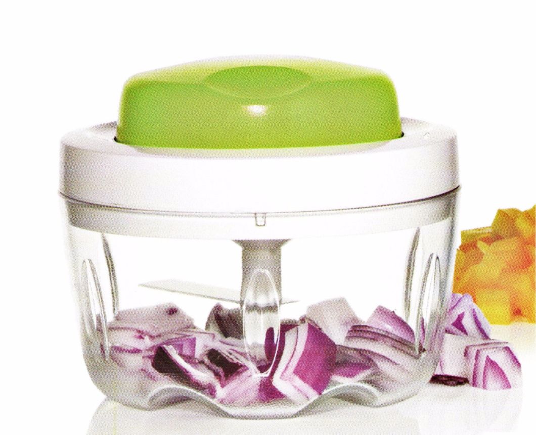 Mini Home Appliance Plastic Food Processor Food Chopper Cutting Machine Cg044